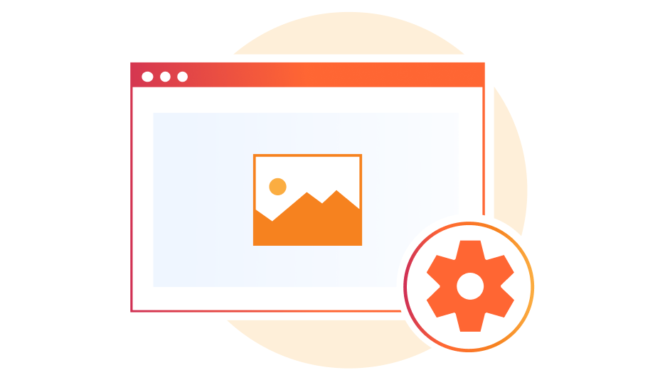 Spot-Illustration Web-Optimierung